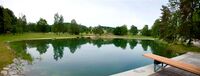 Der Badeweiher im Freizeitzentrum Gegenbach bei Breitenberg