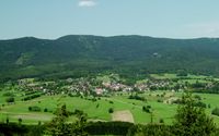 Blick auf Arnbruck im Zellertal in der Urlaubsregion Bayerischer Wald