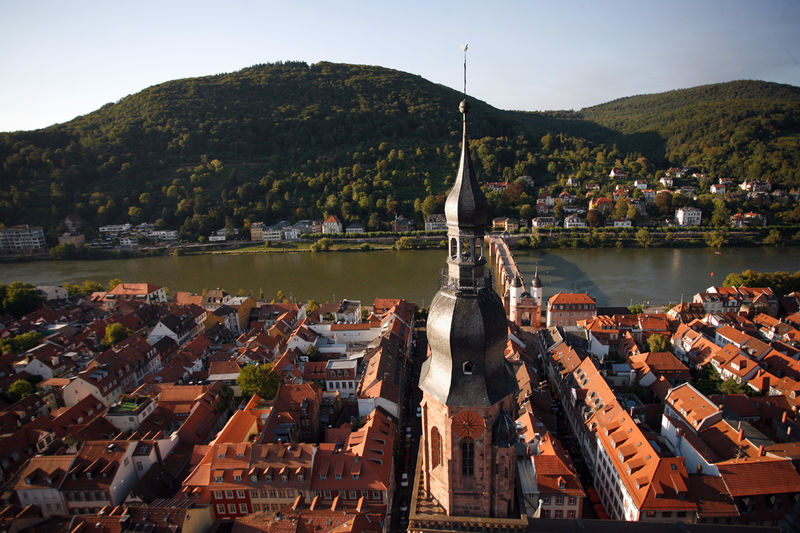 Turm der Heiliggeistkirche in Heidelberg