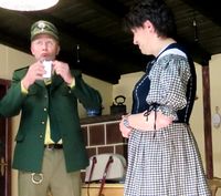 Szene aus einem Stück der Theaterbühne Habichtstein