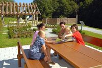 Rastplatz im Feng-Shui-Kurpark Lalling im Bayerischen Wald
