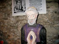Die Figur des Hl. Gunther im Bauernhausmuseum Lindberg