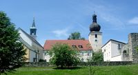 Blick auf das Wallfahrtsmuseum in Neukirchen b.Hl.Blut