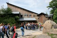 Blick auf das Besucherzentrum Hans-Eisenmann-Haus bei Neuschönau