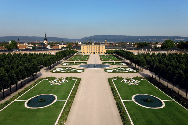Schlossgarten Schwetzingen Urlaubsland BadenWürttemberg