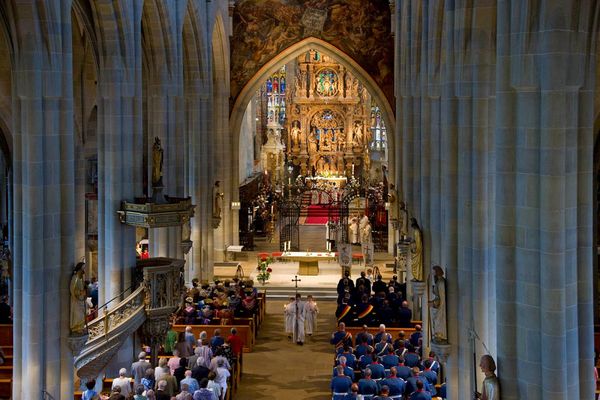 Feierlicher Gottesdienst im Münster Sankt Nikolaus