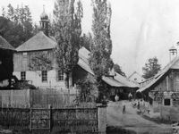 Die Voitenberghütte im Jahr 1880 (Historisches-Privat-Bildarchiv: Hansjörg Schneider, Waldmünchen)