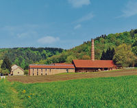 Blick auf das Ziegel- und Kalkmuseum Flintsbach bei Winzer im Bayerischen Wald