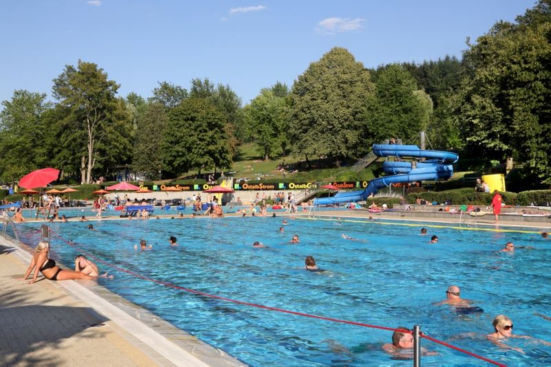 Freibad Hirschbach Urlaubsland BadenWürttemberg