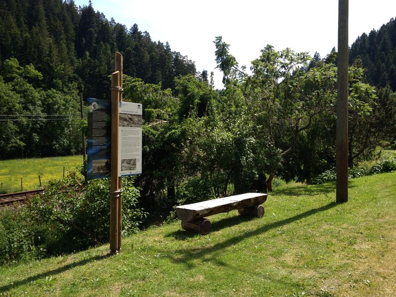 Flößerpfad Tafel 13 Nationalparkregion Schwarzwald