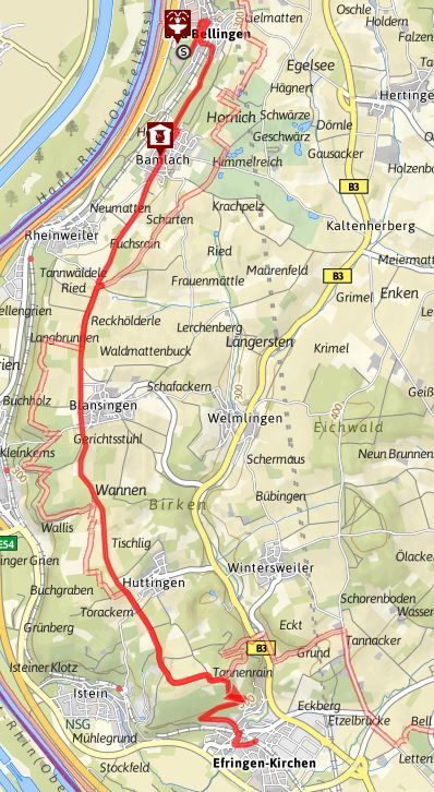 Himmelreich-Jakobusweg für ALLE von Bad Bellingen nach Efringen-Kirchen