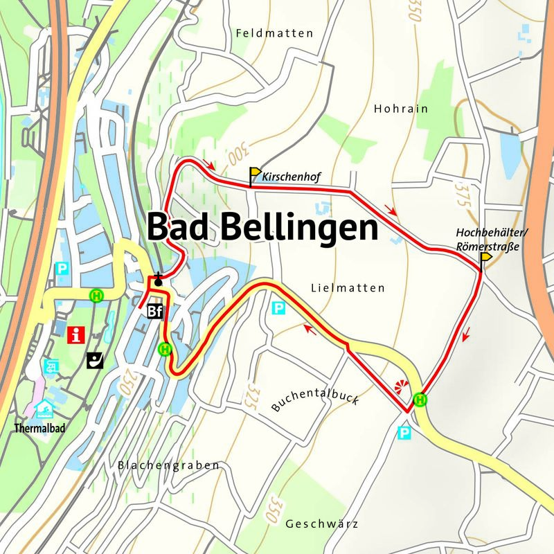 Rundweg über die Römerstraße