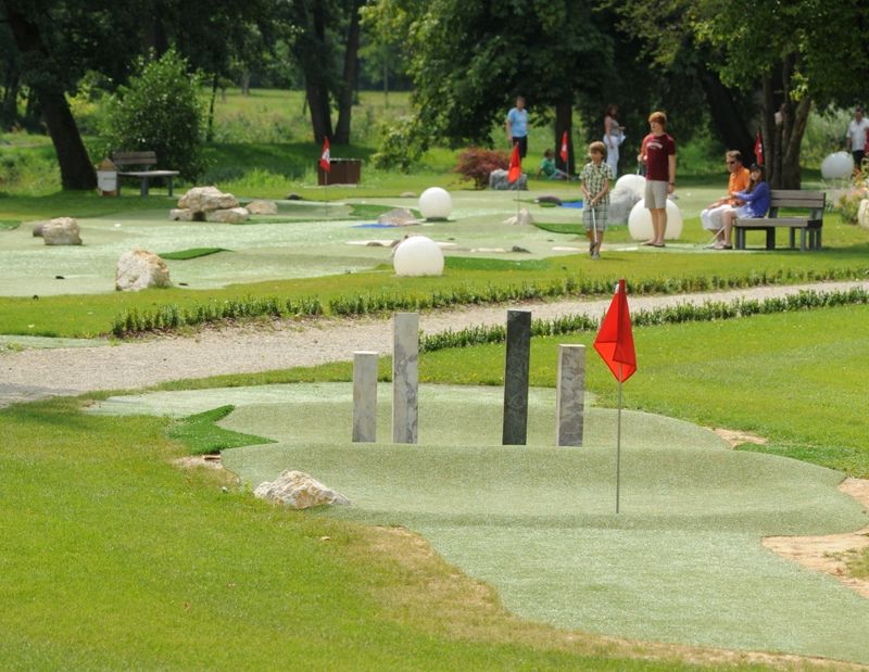 Die Eisvogel Spielgolf-Anlage in Bad Gögging