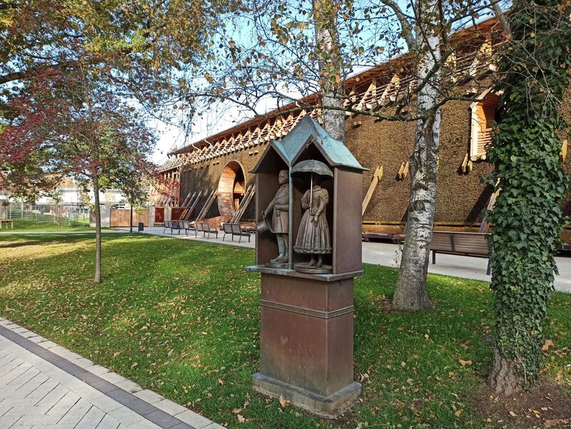 Wetterhaus In Bronze Kunst Im Kurpark Bad Sassendorf Sauerland