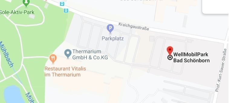Wellmobilpark Bad Schonborn Urlaubsland Baden Wurttemberg