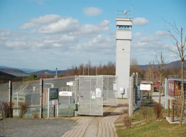 ehemalige Grenzanlagen im Grenzmuseum Schifflersgrund