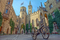 Burghof Burg Hohenzollern