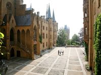 Burghof Burg Hohenzollern