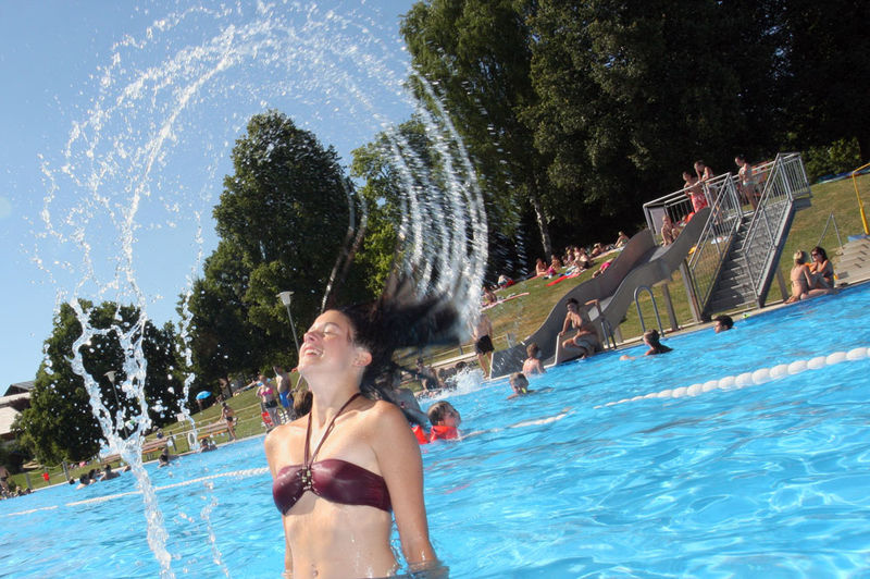 Spaß im Freibad Büchlberg im Passauer Land