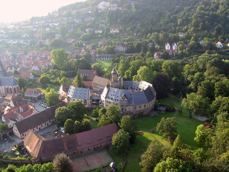 Schloss Büdingen von oben