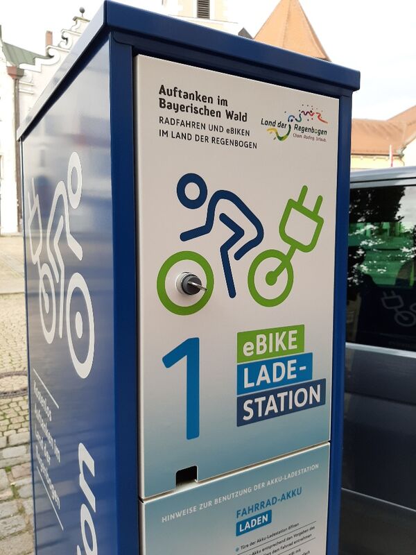 eBike-Ladestation am Marktplatz Cham