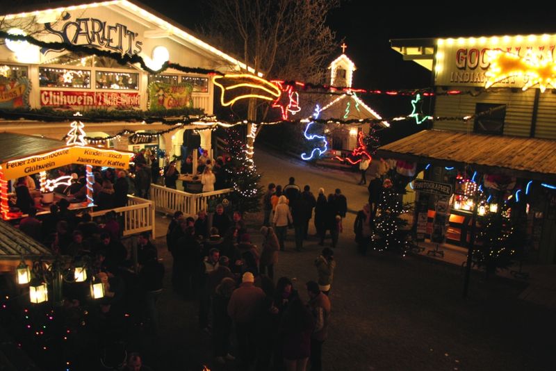 Weihnachtsmarkt in Pullman City bei Eging am See