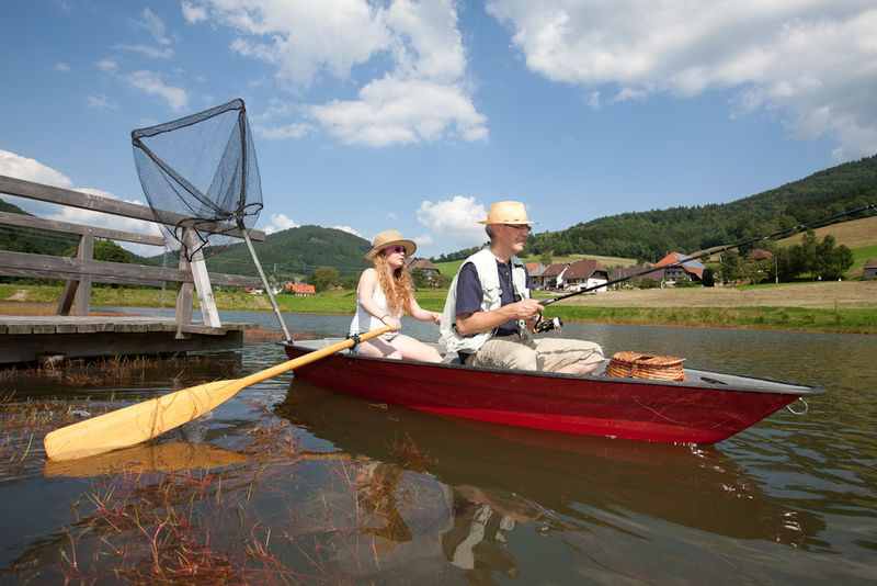 Angelsee ElzachOberprechtal Urlaubsland BadenWürttemberg
