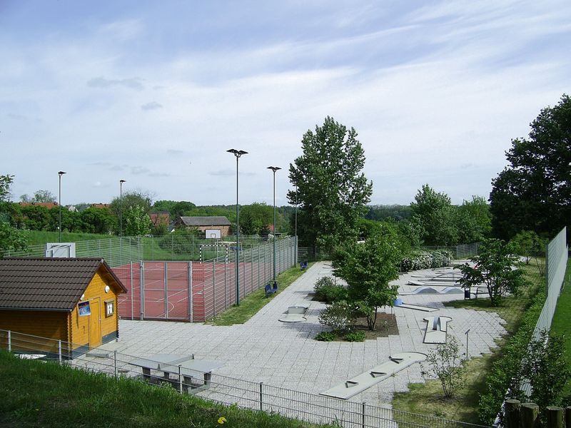Freizeitgelände am Schwaren See in Falkenhagen (Mark), Foto: Angelika Voigt