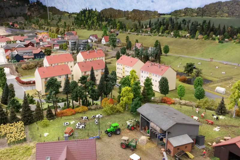 Blick in die Ausstellung des Modelleisenbahnclub