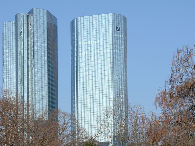 Deutsche Bank Zwillingsturme Frankfurt Tourismus