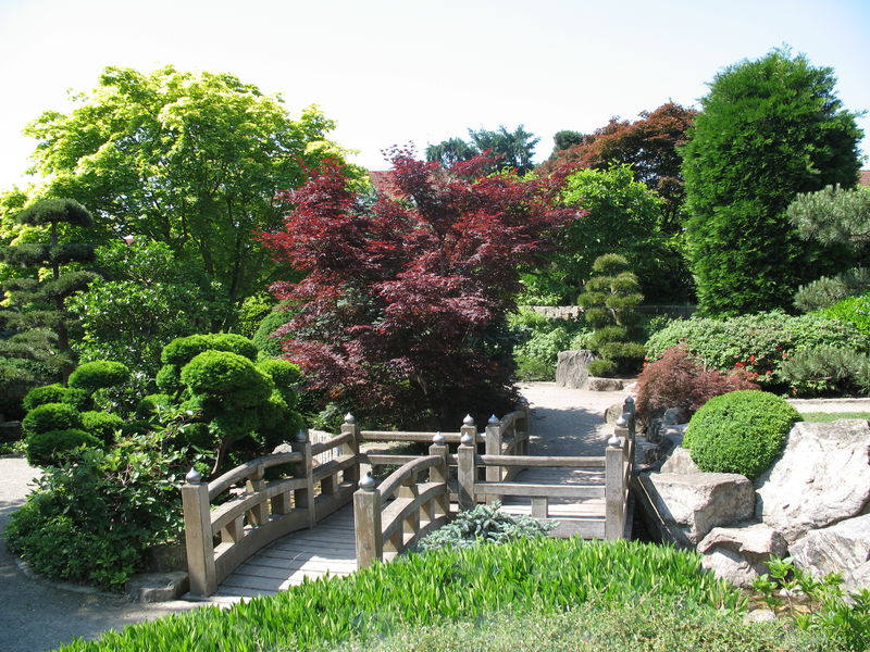 Jardin japonais dans le « Seepark » Fribourg