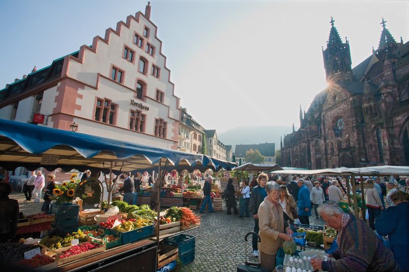 Freiburg Münster market
