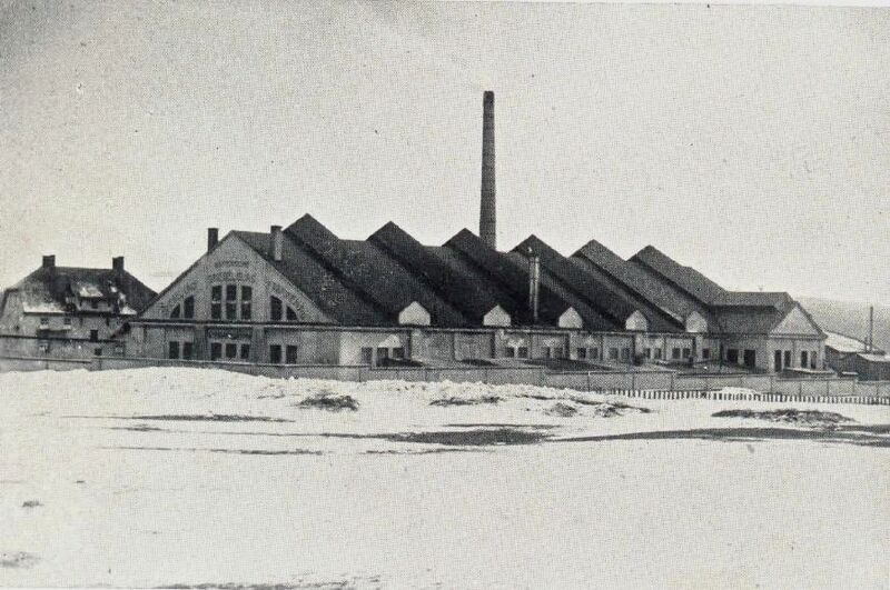 Die Spiegelglasfabrik Furth im Wald in früheren Zeiten
