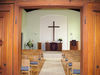 Innneraum der Radfahrerkirche in Gaggenau-Hörden