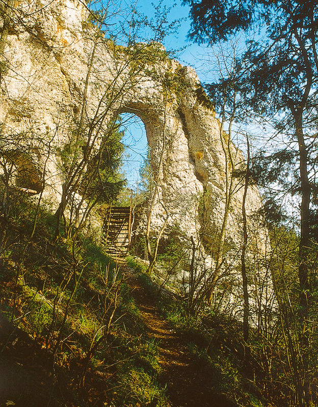 Felsformation Teufelstorfelsen bei Gammertingen