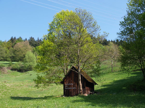 Heuhütte, Kunstweg am Reichenbach