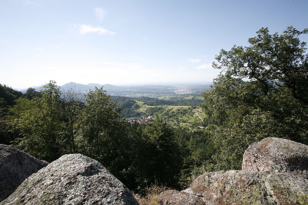 Blick vom Lautenfelsen bei Gernsbach