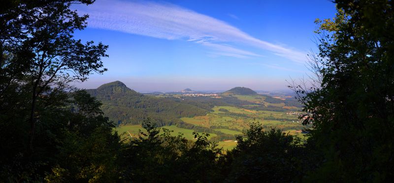 Die Drei Kaiseberge Stuifen, Hohenstaufen und Rechberg