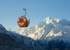 Unique fairytale gondola in winter