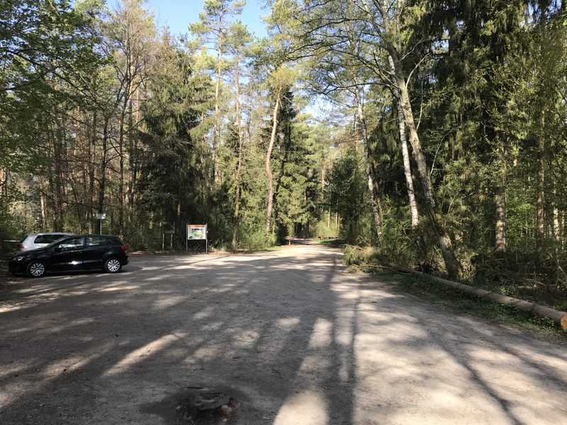 Parkplatz am Waldlehrpfad Hechingen