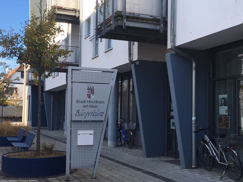 Eingang Bürgerbüro