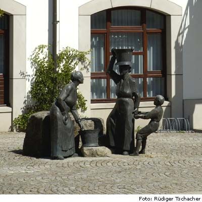 Rathausbrunnen in Hülben