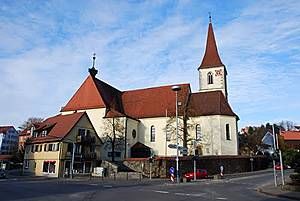 Heilig Kreuz Kirche in Hüttlingen