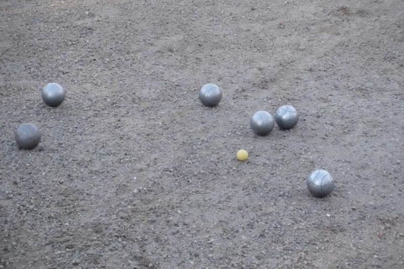 Boule im Schlosspark Husum