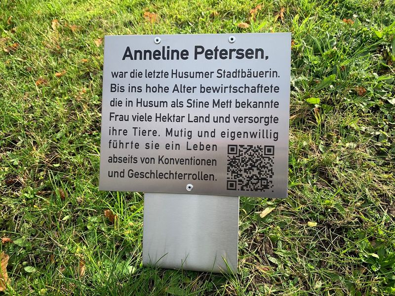 Gedenktafel Stine Mett