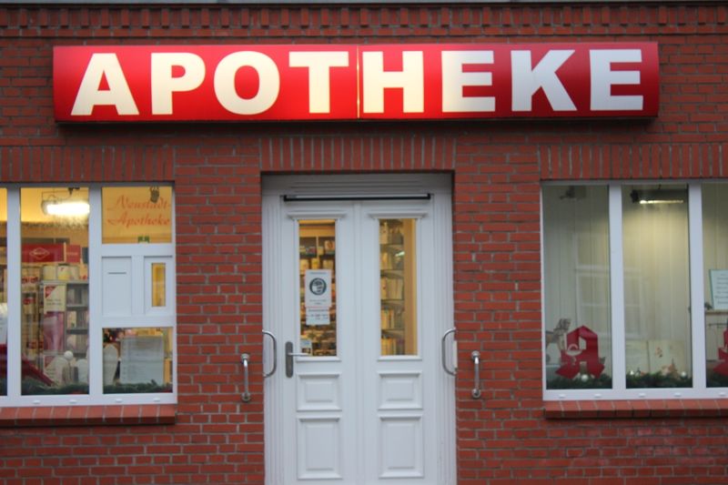 Fassade der Neustadt-Apotheke