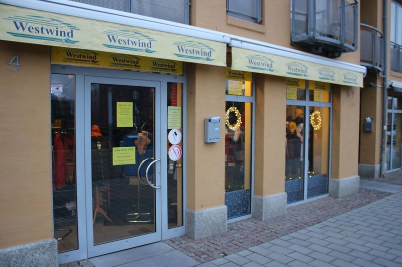Westwind in der Husumer Hafenstraße