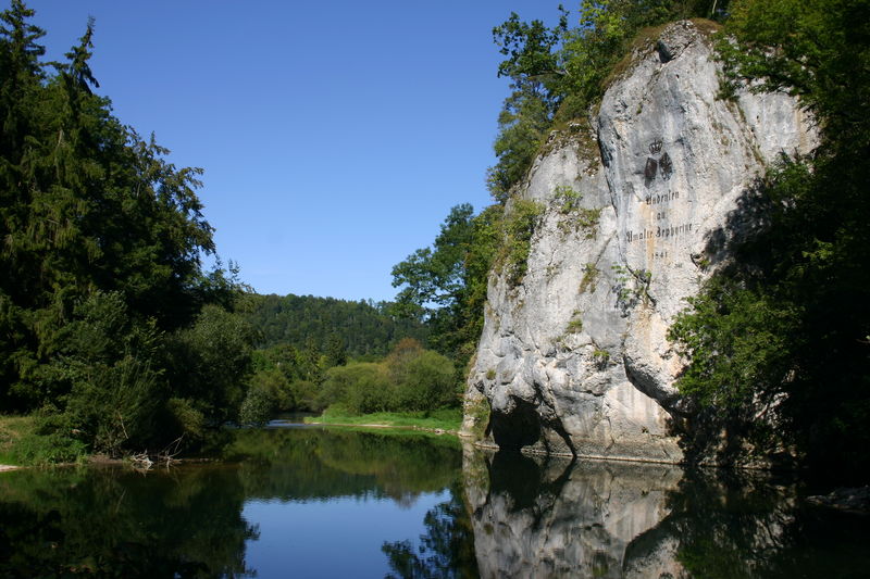 Amalienfelsen an der Donau bei Inzigkofen