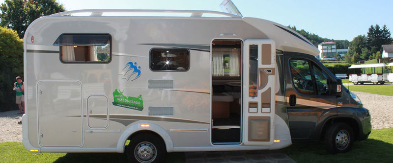 Das Wastl-Mobil gesponsert von der Firma Knaus Tabert aus Jandelsbrunn