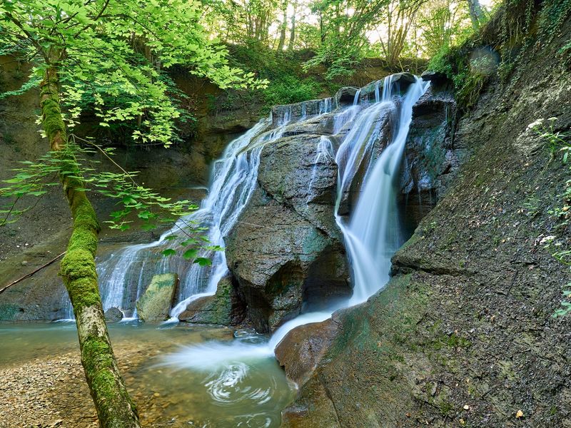 Starzel Wasserfall Streuobstparadies